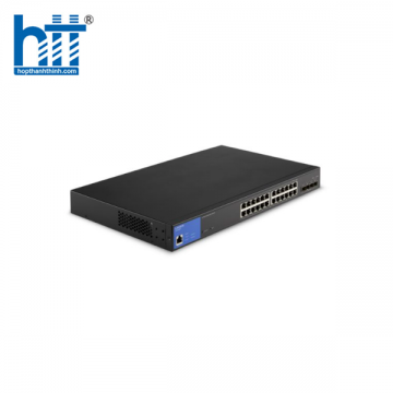 Managed Gigabit Switch Linksys LGS328MPC-EU (24 cổng 1G PoE RJ45 + 4 cổng quang 10Gb SFP)
