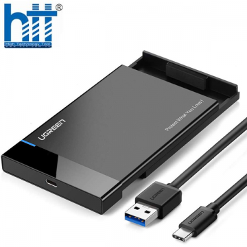 Hộp Đựng Ổ Cứng 2,5″ SATA SSD/HDD USB-C 3.1 Hỗ trợ 6TB Ugreen 50743