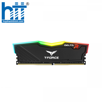 Ram TEAMGROUP T-Force DELTA RGB 32GB (1x32GB) DDR4 3200MHz (Đen)