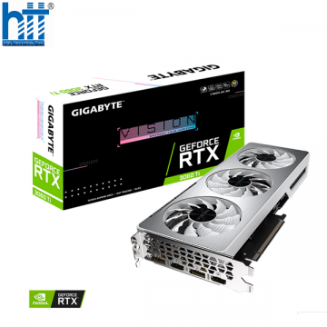 CẠC VGA GIGABYTE GeForce RTX 3060 Ti VISION OC 8G (rev. 2.0) (GV-N306TVISION OC-8GD)
