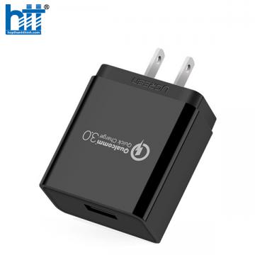 Ugreen 20904 18W qc3.0 sạc nhanh USB Quick Charge 3.0 màu đen CD122 20020904