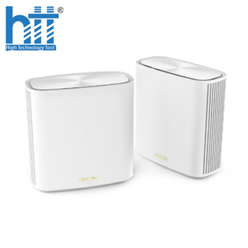 Bộ phát wifi 6 Asus ZenWiFi XT8 2-Pack Trắng (Chuẩn AX/ AX6000Mbps/ 6 Ăng-ten ngầm/ Wifi Mesh/ 55 User)