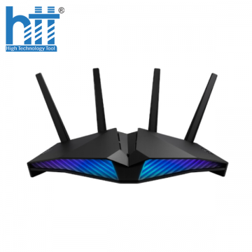 Bộ phát wifi 6 Asus AURA RGB RT-AX82U (Chuẩn AX/ 4 Ăng-ten ngoài/ Wifi Mesh/ Dưới 80 User)