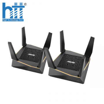 Bộ phát wifi 6 Asus RT-AX92U 1-Pack (Chuẩn AX/ AX6100Mbps/ 4 Ăng-ten ngoài/ Wifi Mesh/ Dưới 80 User)