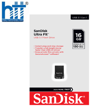 USB 3.1 SanDisk Ultra Fit CZ430 16GB SDCZ430-016G-G46