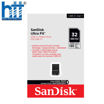 USB 3.1 SanDisk Ultra Fit CZ430 32GB SDCZ430-032G-G46