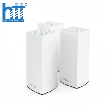 Bộ phát wifi Linksys Velop WHW0303 3-Pack Tri-Band (Chuẩn AC/ AC2200Mbps/ Ăng-ten ngầm/ Wifi Mesh/ Dưới 80 User)