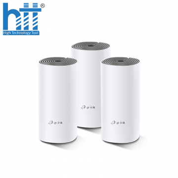 Bộ phát wifi TP-Link Deco E4 3-Pack (Chuẩn AC/ AC1200Mbps/ 2 Ăng-ten ngầm/ Wifi Mesh/ Dưới 100 User)