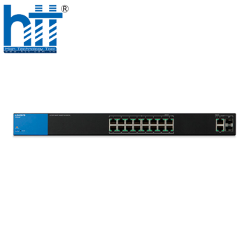 Switch Linksys LGS318P (Gigabit (1000Mbps)/ 20 Cổng/ 2 SFP/ Smart Switch/ 16 cổng PoE/ Vỏ Thép)