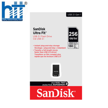 USB 3.1 SanDisk Ultra Fit CZ430 256GB SDCZ430-256G-G46