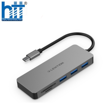 Bộ chuyển đổi USB-C 6 trong 1 Lention C16s GREY