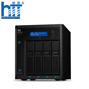 NAS WD My Cloud PR4100 32TB WDBNFA0320KBK-SESN (Pentium N3710 | RAM 4GB | 4 BAY 3.5" | 2 RJ45 | USB)