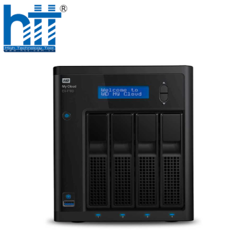 NAS WD My Cloud EX4100 16TB WDBWZE0160KBK-SESN (Dual-Core | RAM 2GB | 4 BAY 3.5" | 2 RJ45 | USB)