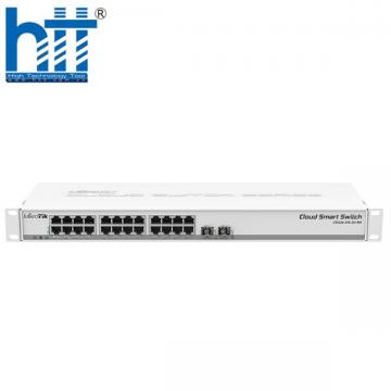 Thiết Bị Mạng Switch MikroTik 24 Port Gigabit Ethernet CSS326-24G-2S+RM