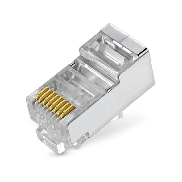 Đầu bấm mạng Cat6 bọc bảo vệ, 3U-568A/B T-E160