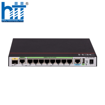 Bộ quản lý Wifi H3C WSG1808X-PWR 10-Port (9*1000BASE-T and 1*SFP Plus) Wireless Integrated Services Gateway, Có sẵn 12 AP EWP-WSG1808X-PWR