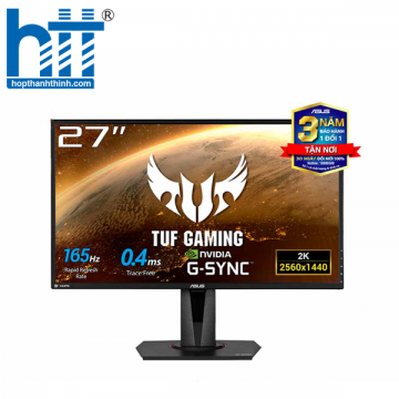 Màn Hình Gaming ASUS TUF VG27BQ (27 inch - 2K - HDR10 - 165Hz - 0.4ms - G-SYNC Compatible - 2 Loa - FreeSync)