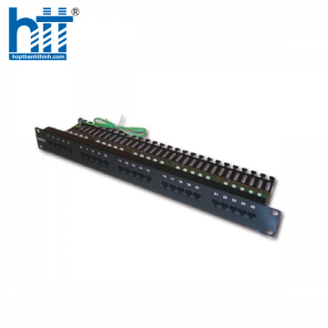 Thanh phối cáp RJ11 Telephone 25 Port 19 inch DINTEK 1402-01004 (Patch Panel)