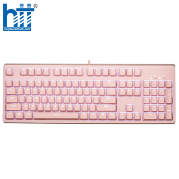 BÀN PHÍM CƠ EDRA EK3104 PINK V2 BLUE SW (EDRA) (USBC/WHITE LED)