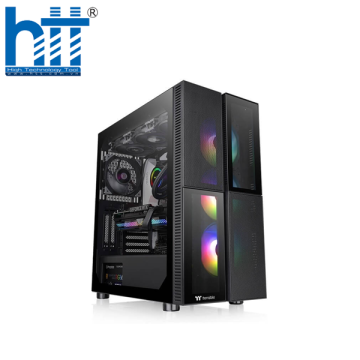 Vỏ máy tính Thermaltake Versa T26 TG ARGB BLACK (sẵn 3 fan ARGB)