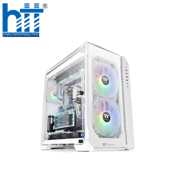 Vỏ máy tính Thermaltake View 51 Tempered Glass Snow ARGB Edition (sẵn 3 fan ARGB)