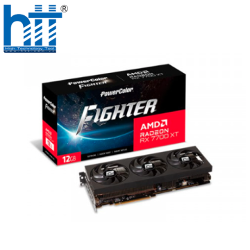 VGA PowerColor Fighter AMD Radeon RX 7700 XT 12GB GDDR6