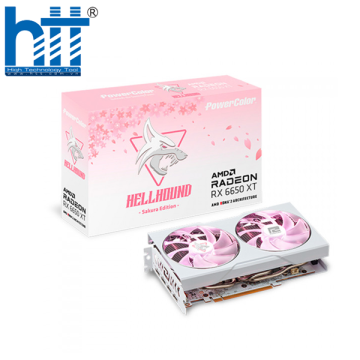 VGA PowerColor Hellhound Sakura AMD Radeon RX 6650 XT 8GB GDDR6