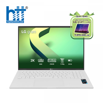 Laptop LG Gram 2022 16ZD90Q-G.AX51A5 (Core™ i5-1240P | 8GB | 256GB | Iris Xe Graphics | 16 inch WQXGA | Non-OS | White)