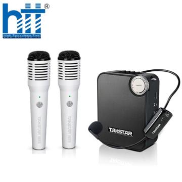 Loa trợ giảng Takstar E500W kèm hai micro không dây cầm tay