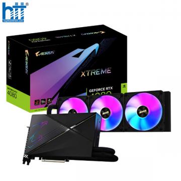 Card màn hình GIGABYTE AORUS GeForce RTX 4080 XTREME WATERFORCE 16GB (GV-N4080AORUSX W-16GD)