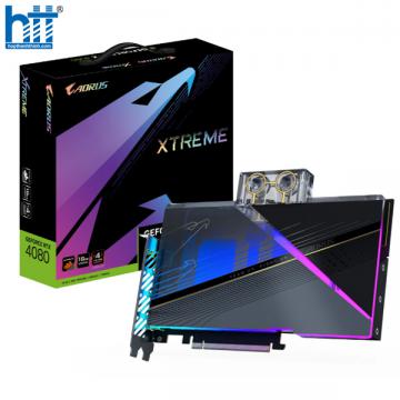 Card màn hình GIGABYTE AORUS GeForce RTX 4080 XTREME WATERFORCE WB 16GB (GV-N4080AORUSX WB-16GD)