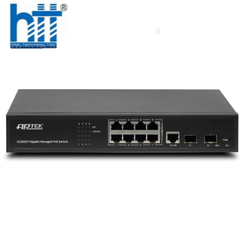 APTEK SG2082P - Switch 8 cổng PoE L2 Gigabit được quản lý