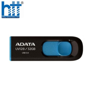 USB Adata UV128 32Gb (Đen Xanh)