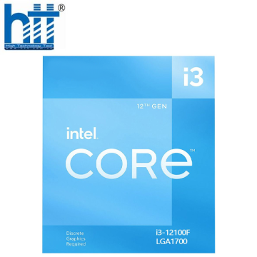 Intel Core i3 12100F / 3.3GHz Turbo 4.3GHz / 4 Nhân 8 Luồng / 12MB / LGA 1700