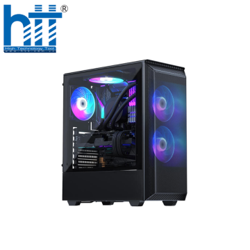 Vỏ máy tính Phanteks Eclipse P300A Mesh Edition, Glass, Black 