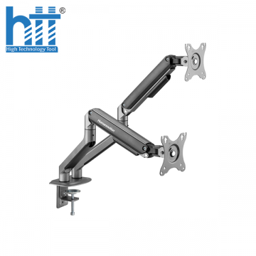 Giá treo màn hình Human Motion T6 Pro Dual Đen