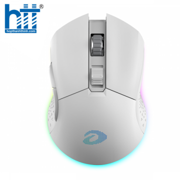 Chuột DareU EM901 RGB Wireless White