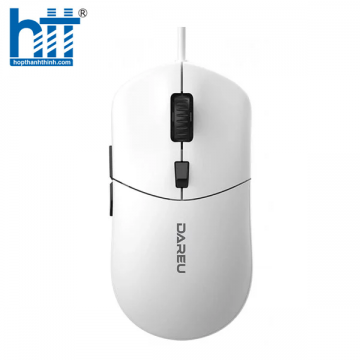 Chuột DareU LM121 RGB White Silent Click