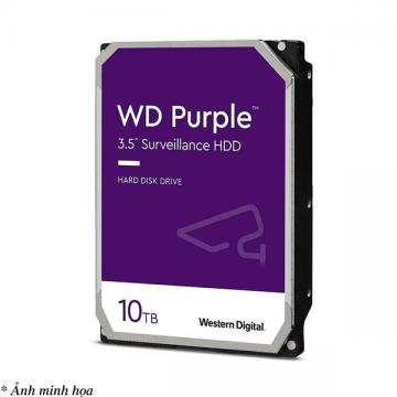 Ổ cứng camera HDD WD Purple 10TB 3.5" SATA3 (WD102PURZ) (Tím)