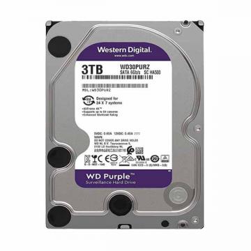 Ổ cứng HDD WD Purple 3TB 3.5 inch, 5400RPM, SATA, 64MB Cache (WD30PURZ)