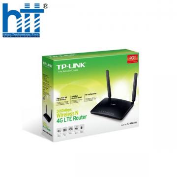 Bộ phát wifi 4G TP-Link TL-MR6400 (300Mbps/ Chuẩn N/ 2 Ăng-ten ngoài/ Sim 4G/ 25 User)
