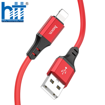 X86 Lightning Spear silicone charging data cable 1M , 2.4A