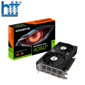 CARD MÀN HÌNH GIGABYTE GEFORCE RTX 4060 TI WINDFORCE OC 8G (GV-N406TWF2OC-8GD)