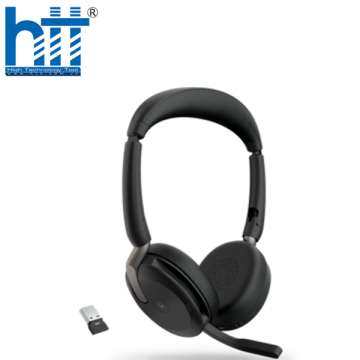 Tai Nghe Jabra Evolve2 65 Flex Link380a MS Stereo Wireless Charger