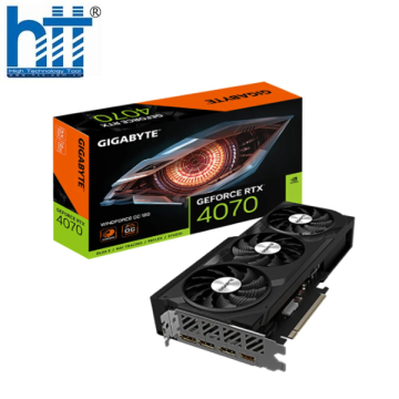 Card màn hình GIGABYTE GeForce RTX 4070 WINDFORCE OC 12G (GV-N4070WF3OC-12GD)