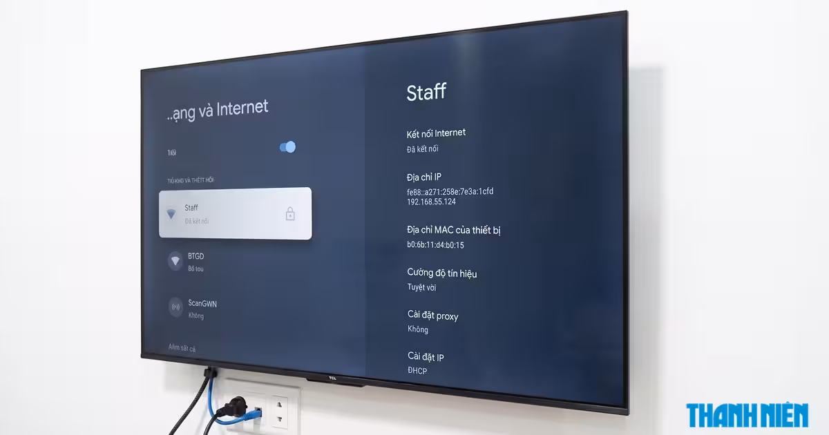 Nên sử dụng Wi-Fi hay dây mạng Ethernet cho Smart TV?