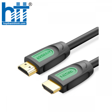 Ugreen 40463 3M màu Đen Cáp tín hiệu HDMI chuẩn 2.0 hỗ trợ phân giải 4K * 2K 60hz HD101 20040463