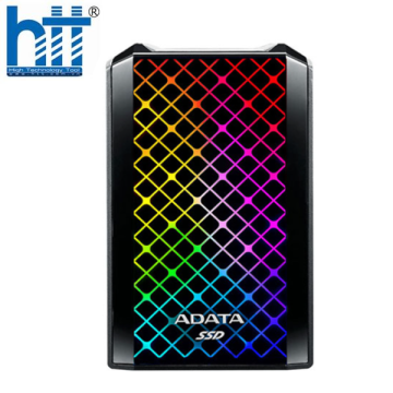Ổ cứng di động SSD Adata SE900G 512Gb USB3.2 Led RGB (Màu đen)