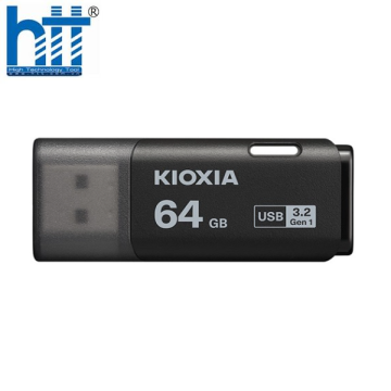 USB 64GB Kioxia 3.2 Gen 1 U301- LU301K064GG4 (Đen)