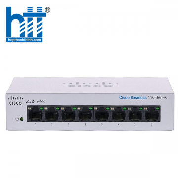 Thiết bị chuyển mạch Switch CISCO CBS110-8T-D-EU Unmanaged 8-port GE